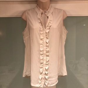 Banana Republic Ruffle Sleeveless top